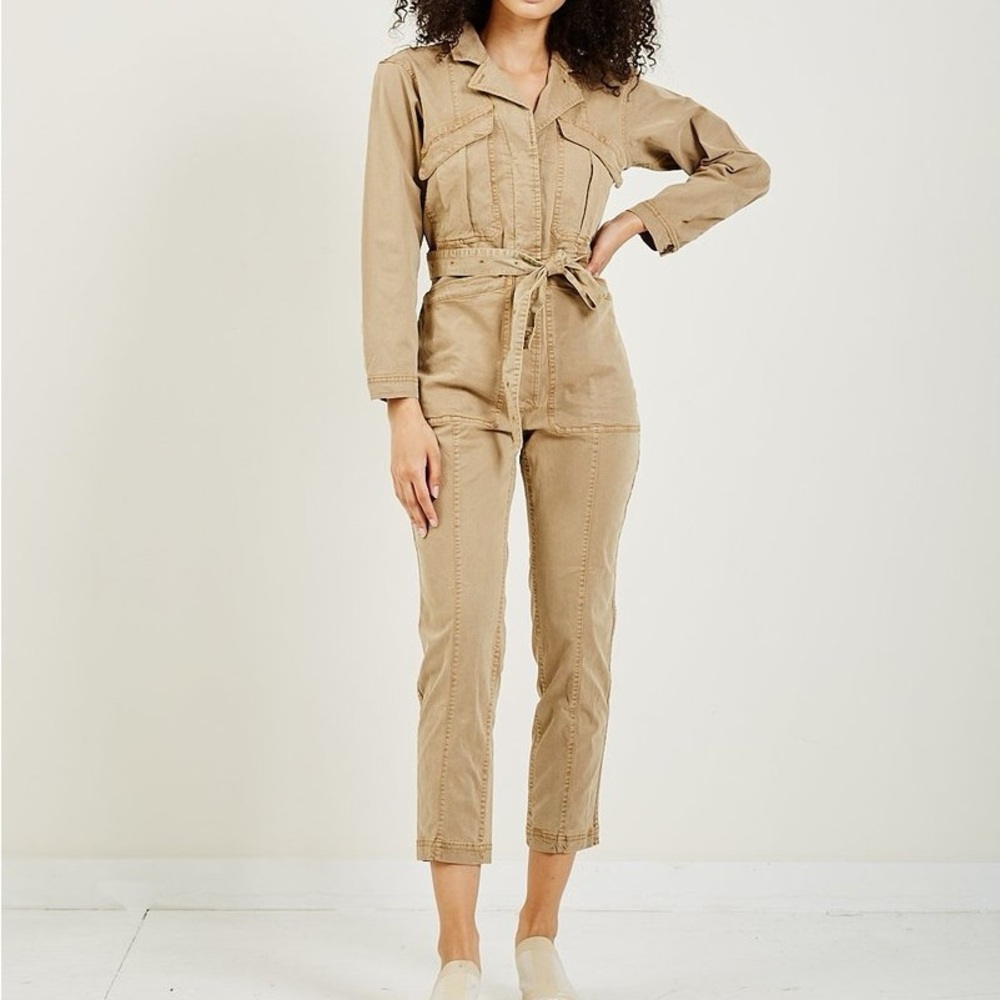 Alex Mill Expedition jumpsuit.  Vintage khaki.